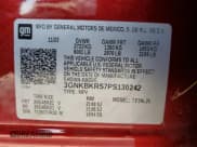 ✅ 2023 Chevrolet Blazer RS • VIN: 3GNKBKRS7PS130242 • Lot: 89517835. Listed on Copart with 49,981 mi. Free auction sales archive from the USA and detailed vehicle history report at DreamBid. Image 12.