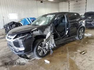 2022 Mitsubishi Outlander ES with VIN JA4ARUAU1NU015152, listed as a Copart auction lot 67239445 with 91,301 mi miles and Clean title. Bid and sale history available at DreamBid. Image 1.