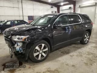 ✅ 2018 Chevrolet Traverse LT • VIN: 1GNEVHKW2JJ254061 • Lot: 69301915. Wystawiony na Copart z przebiegiem 130 107 mil. Bezpłatny archiwum sprzedaży aukcyjnych z USA i szczegółowy raport historii pojazdu na DreamBid. Zdjęcie 1.