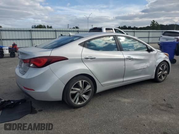 2015 Hyundai Elantra Limited с VIN 5NPDH4AEXFH601908, выставлен на аукционе Copart как лот 85700025 с пробегом 179 078 миль миль и Списание • Salvage title. История ставок и продаж доступна на DreamBid. Изображение 3.