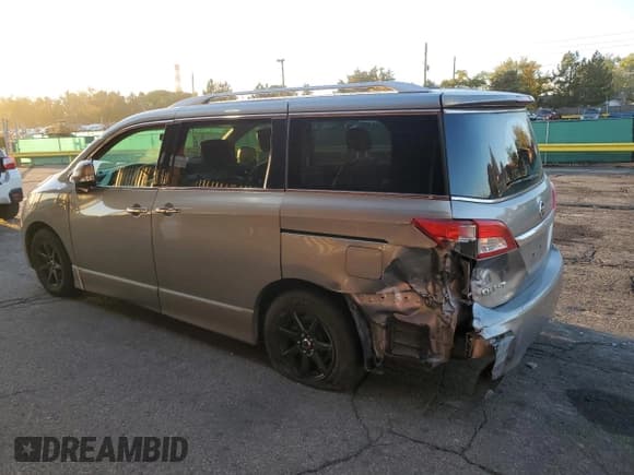 ✅ 2012 Nissan Quest SL • VIN: JN8AE2KP3C9050746 • Lot: 84987955. Listed on Copart with 252,787 mi. Free auction sales archive from the USA and detailed vehicle history report at DreamBid. Image 2.