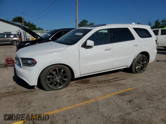 ✅ 2018 Dodge Durango GT • VIN: 1C4RDJDG8JC242298 • Lot: 62596865. Listed on Copart with 127,692 mi. Free auction sales archive from the USA and detailed vehicle history report at DreamBid. Image 1.