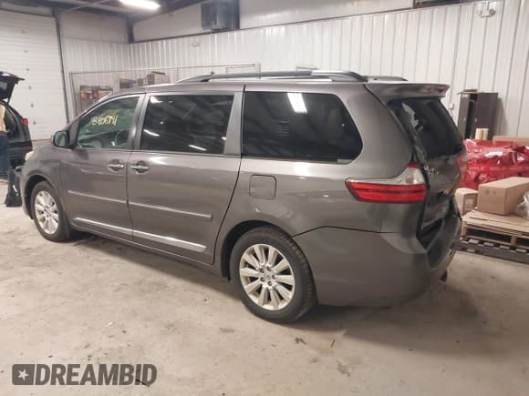 ✅ 2015 Toyota Sienna XLE • VIN: 5TDDK3DC5FS106497 • Lot: 43806941. Listed on IAAI with 120,586 mi. Free auction sales archive from the USA and detailed vehicle history report at DreamBid. Image 3.