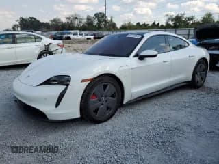 ✅ 2022 Porsche Taycan 4S • VIN: WP0AB2Y12NSA45916 • Lot: 82722885. Listed on Copart with 31,459 mi. Free auction sales archive from the USA and detailed vehicle history report at DreamBid. Image 1.