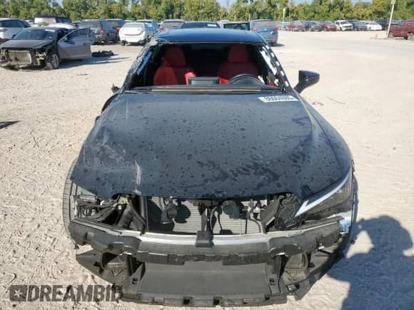 2025 Lexus IS 350 F Sport with VIN JTHGZ1E21S5038216, listed as a Copart auction lot 86664885 with 4,705 mi miles and Salvage title. Bid and sale history available at DreamBid. Image 5.