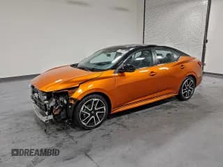 ✅ 2025 Nissan Sentra SR • VIN: 3N1AB8DVXSY265197 • Lot: 95135165. Listed on Copart with 16,918 mi. Free auction sales archive from the USA and detailed vehicle history report at DreamBid. Image 1.