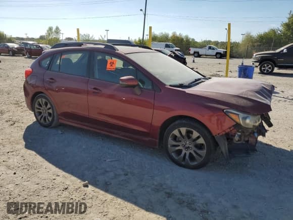 ✅ 2016 Subaru Impreza Special Sports Premium • VIN: JF1GPAP64G8273986 • Lot: 86622655. Listed on Copart with 33,035 mi. Free auction sales archive from the USA and detailed vehicle history report at DreamBid. Image 4.