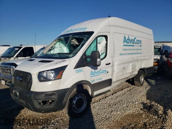 ✅ 2023 Ford Transit Cargo • VIN: 1FTBW3X89PKA71894 • Lot: 41747685. Listed on Copart with 83,365 mi. Free auction sales archive from the USA and detailed vehicle history report at DreamBid. Image 1.