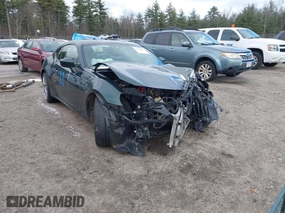 ✅ 2017 Subaru BRZ Limited • VIN: JF1ZCAC1XH9605715 • Lot: 43685096. Listed on IAAI with 61,322 mi. Free auction sales archive from the USA and detailed vehicle history report at DreamBid. Image 1.