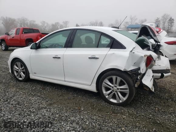 ✅ 2015 Chevrolet Cruze LTZ • VIN: 1G1PG5SB4F7256169 • Lot: 42596603. Listed on Copart with 158,118 mi. Free auction sales archive from the USA and detailed vehicle history report at DreamBid. Image 2.