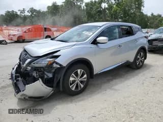 ✅ 2022 Nissan Murano S • VIN: 5N1AZ2AJ4NC123377 • Lot: 59972285. Listed on Copart with 27,247 mi. Free auction sales archive from the USA and detailed vehicle history report at DreamBid. Image 1.