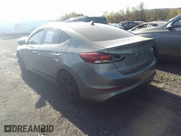 2018 Hyundai Elantra Value Edition with VIN KMHD84LFXJU595284, listed as a IAAI auction lot 39064105 with 117,053 mi miles and . Bid and sale history available at DreamBid. Image 3.