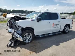 ✅ 2024 Chevrolet Silverado 1500 LTZ • VIN: 2GCUDGED1R1272617 • Лот: 64769255. Опубликован ранее на Copart с пробегом Не указан. Бесплатный доступ к архиву аукционных продаж из США и подробный отчёт об истории автомобиля на DreamBid. Изображение 1.