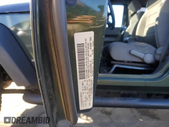 ✅ 2007 Jeep Wrangler X • VIN: 1J4FA24187L204554 • Лот: 91418035. Опубликован ранее на Copart с пробегом 178 048 миль. Бесплатный доступ к архиву аукционных продаж из США и подробный отчёт об истории автомобиля на DreamBid. Изображение 13.