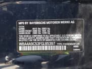 ✅ 2015 BMW 4 Series 428i • VIN: WBA4A9C53FGL85397 • Lot: 42402692. Listed on IAAI with 163,115 mi. Free auction sales archive from the USA and detailed vehicle history report at DreamBid. Image 9.