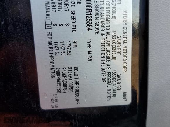 ✅ 2008 GMC Yukon SLT 4SA • VIN: 1GKFC13008R125384 • Лот: 85523484. Опубликован ранее на Copart с пробегом 272 027 миль. Бесплатный доступ к архиву аукционных продаж из США и подробный отчёт об истории автомобиля на DreamBid. Изображение 14.