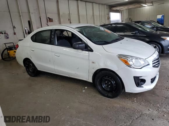✅ 2018 Mitsubishi Mirage ES • VIN: ML32F3FJ0JHF02041 • Lot: 90309535. Listed on Copart with 90,813 mi. Free auction sales archive from the USA and detailed vehicle history report at DreamBid. Image 4.
