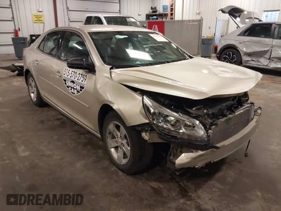 2015 Chevrolet Malibu LS с VIN 1G11B5SL9FF212283, выставлен на аукционе IAAI как лот 42536479 с пробегом 62 444 миль миль и . История ставок и продаж доступна на DreamBid. Изображение 1.