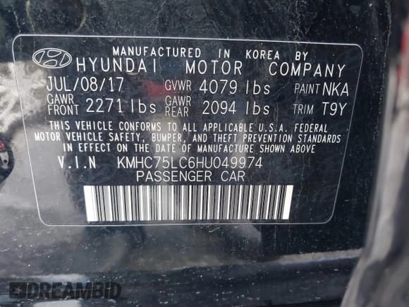 ✅ 2017 Hyundai Ioniq SEL • VIN: KMHC75LC6HU049974 • Лот: 41549076. Опубликован ранее на IAAI с пробегом 210 776 миль. Бесплатный доступ к архиву аукционных продаж из США и подробный отчёт об истории автомобиля на DreamBid. Изображение 9.