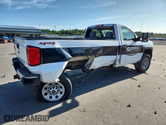 ✅ 2018 Chevrolet Silverado 3500HD Work Truck • VIN: 1GC0KYEGXJZ338095 • Lot: 64766405. Listed on Copart with 68,601 mi. Free auction sales archive from the USA and detailed vehicle history report at DreamBid. Image 3.