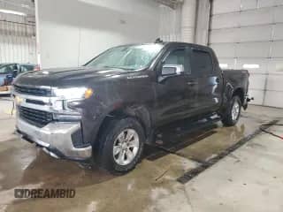2019 Chevrolet Silverado 1500 LT with VIN 1GCUYDED0KZ113068, listed as a Copart auction lot 81297475 with 105,343 mi miles and Salvage title. Bid and sale history available at DreamBid. Image 1.