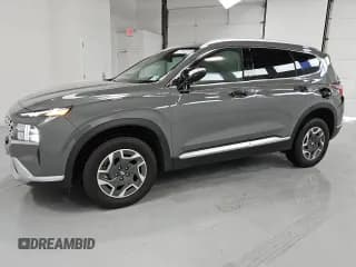 ✅ 2023 Hyundai Santa Fe Blue • VIN: 5NMS2DA12PH013182 • Лот: 90620845. Опубликован ранее на Copart с пробегом 57 879 миль. Бесплатный доступ к архиву аукционных продаж из США и подробный отчёт об истории автомобиля на DreamBid. Изображение 1.