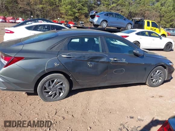 2024 Hyundai Elantra SEL with VIN KMHLM4DG1RU655074, listed as a IAAI auction lot 43604825 with 64,736 mi miles and . Bid and sale history available at DreamBid. Image 6.