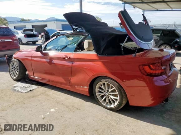 ✅ 2016 BMW 2 Series 228i • VIN: WBA1K9C56GV322033 • Lot: 62351455. Listed on Copart with 63,476 mi. Free auction sales archive from the USA and detailed vehicle history report at DreamBid. Image 2.