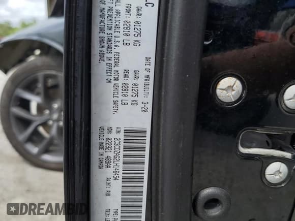 ✅ 2020 Dodge Challenger SXT • VIN: 2C3CDZAG2LH146454 • Lot: 53880494. Wystawiony na Copart z przebiegiem 51 708 mil. Bezpłatny archiwum sprzedaży aukcyjnych z USA i szczegółowy raport historii pojazdu na DreamBid. Zdjęcie 15.