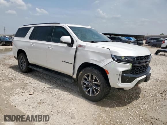 ✅ 2023 Chevrolet Suburban Z71 • VIN: 1GNSKDKD5PR442859 • Lot: 62686035. Listed on Copart with 42,313 mi. Free auction sales archive from the USA and detailed vehicle history report at DreamBid. Image 4.