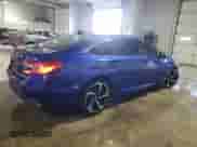 2018 Honda Accord Sport with VIN 1HGCV1F3XJA132184, listed as a Copart auction lot 44788945 with 120,784 mi miles and Salvage title. Bid and sale history available at DreamBid. Image 3.