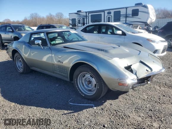 ✅ 1972 Chevrolet Corvette • VIN: 1Z37K2S521027 • Лот: 79170484. Опубликован ранее на Copart с пробегом 64 356 миль. Бесплатный доступ к архиву аукционных продаж из США и подробный отчёт об истории автомобиля на DreamBid. Изображение 4.