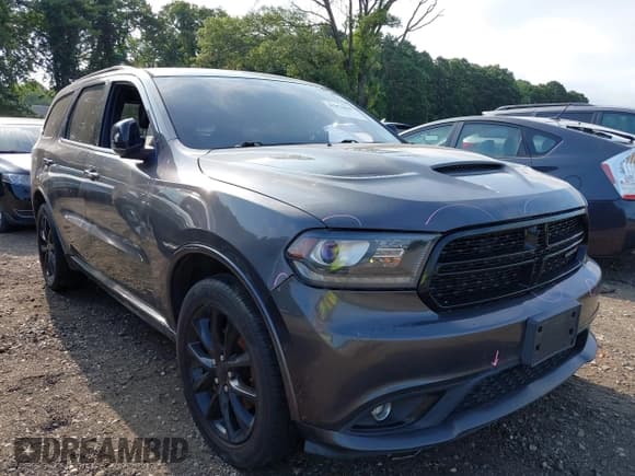 ✅ 2018 Dodge Durango GT • VIN: 1C4RDJDG1JC292072 • Lot: 42958858. Listed on IAAI with 163,428 mi. Free auction sales archive from the USA and detailed vehicle history report at DreamBid. Image 1.