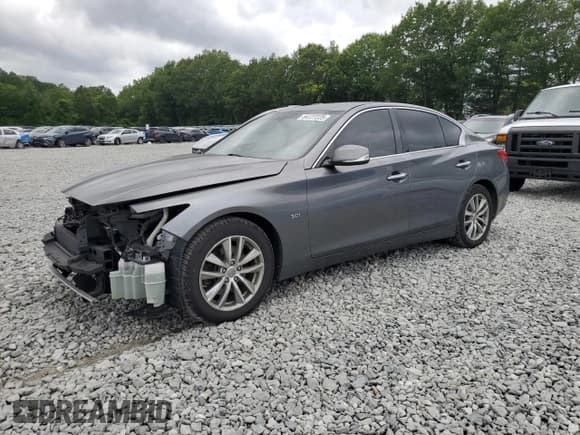 ✅ 2017 Infiniti Q50 Premium • VIN: JN1EV7AR6HM838649 • Лот: 64727225. Опубликован ранее на Copart с пробегом 136 200 миль. Бесплатный доступ к архиву аукционных продаж из США и подробный отчёт об истории автомобиля на DreamBid. Изображение 1.