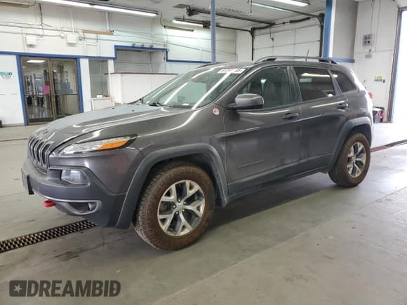 ✅ 2017 Jeep Cherokee Trailhawk • VIN: 1C4PJMBS1HW577033 • Лот: 67248385. Опубликован ранее на Copart с пробегом 132 142 миль. Бесплатный доступ к архиву аукционных продаж из США и подробный отчёт об истории автомобиля на DreamBid. Изображение 1.
