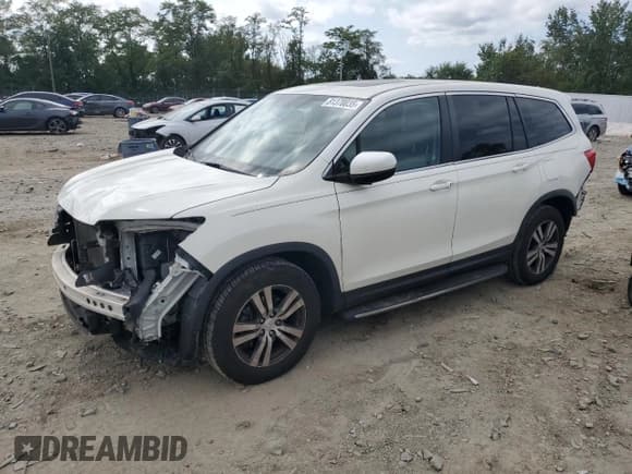 ✅ 2017 Honda Pilot EX-L • VIN: 5FNYF6H77HB031118 • Lot: 81370035. Listed on Copart with 166,144 mi. Free auction sales archive from the USA and detailed vehicle history report at DreamBid. Image 1.