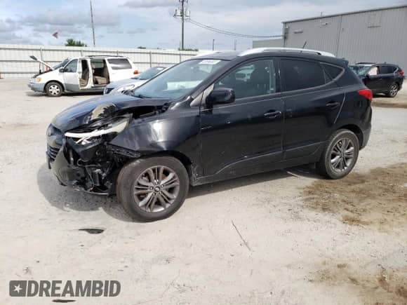 2015 Hyundai Tucson SE z VIN KM8JUCAG0FU091077, wystawiony jako Copart lot #49596383 z przebiegiem 82 935 mil mil oraz . Historia ofert i sprzedaży dostępna na DreamBid. Obrazek 1.