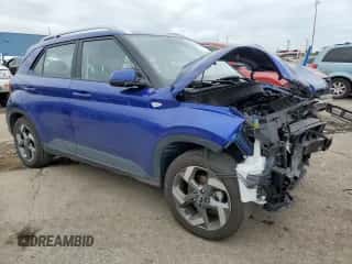 2022 Hyundai Venue SEL с VIN KMHRC8A39NU132644, выставлен на аукционе Copart как лот 72681324 с пробегом 23 719 миль миль и На запчасти • Non repairable. История ставок и продаж доступна на DreamBid. Изображение 4.
