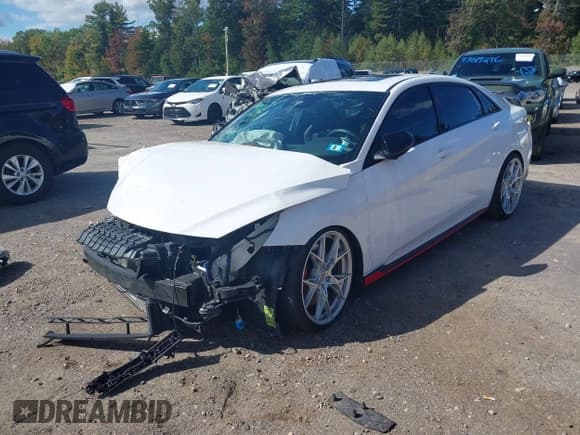 ✅ 2022 Hyundai Elantra • VIN: KMHLW4AK1NU007599 • Лот: 43313753. Опубликован ранее на IAAI с пробегом 71 660 миль. Бесплатный доступ к архиву аукционных продаж из США и подробный отчёт об истории автомобиля на DreamBid. Изображение 2.