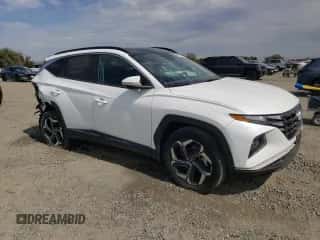 2023 Hyundai Tucson SEL Convenience with VIN KM8JFCA13PU102029, listed as a Copart auction lot 83863585 with 43,530 mi miles and Salvage title. Bid and sale history available at DreamBid. Image 4.