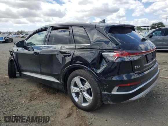 ✅ 2024 Audi Q4 e-tron Premium • VIN: WA1KUBFZ4RP074857 • Lot: 61174395. Listed on Copart with Not provided. Free auction sales archive from the USA and detailed vehicle history report at DreamBid. Image 2.