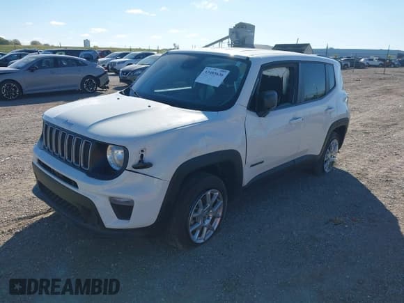 ✅ 2023 Jeep Renegade Latitude • VIN: ZACNJDB19PPP10239 • Lot: 43485636. Listed on IAAI with 17,926 mi. Free auction sales archive from the USA and detailed vehicle history report at DreamBid. Image 2.