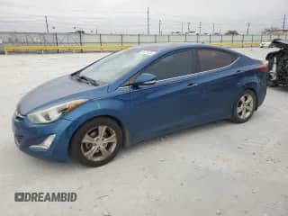2016 Hyundai Elantra Limited z VIN KMHDH4AE9GU554051, wystawiony jako Copart lot #89721235 z przebiegiem 160 265 mil mil oraz Szkoda całkowita • Salvage title. Historia ofert i sprzedaży dostępna na DreamBid. Obrazek 1.