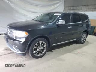 ✅ 2014 Dodge Durango Citadel • VIN: 1C4RDJEG0EC520681 • Lot: 90825835. Wystawiony na Copart z przebiegiem 175 063 mil. Bezpłatny archiwum sprzedaży aukcyjnych z USA i szczegółowy raport historii pojazdu na DreamBid. Zdjęcie 1.