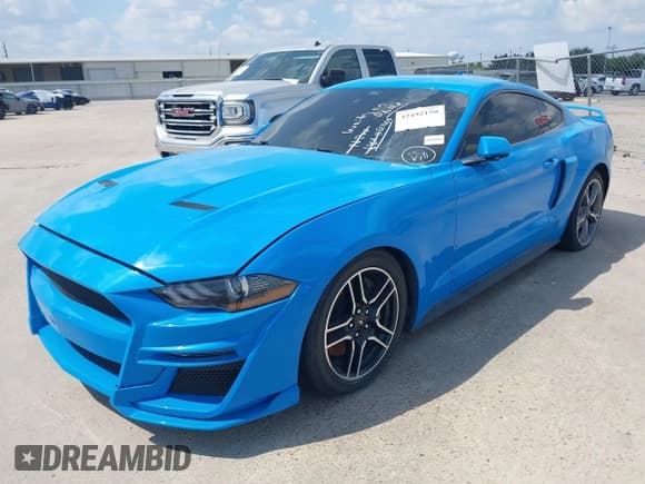 ✅ 2022 Ford Mustang GT • VIN: 1FA6P8CF5N5144311 • Lot: 42492150. Listed on IAAI with 36,446 mi. Free auction sales archive from the USA and detailed vehicle history report at DreamBid. Image 2.