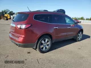 2015 Chevrolet Traverse LTZ z VIN 1GNKVJKDXFJ303345, wystawiony jako Copart lot #81768645 z przebiegiem 116 373 mil mil oraz Szkoda całkowita • Salvage title. Historia ofert i sprzedaży dostępna na DreamBid. Obrazek 3.