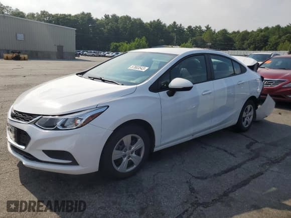 ✅ 2017 Chevrolet Cruze LS • VIN: 1G1BC5SM4H7276741 • Lot: 57883543. Listed on Copart with 94,899 mi. Free auction sales archive from the USA and detailed vehicle history report at DreamBid. Image 1.