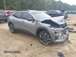 2024 Chevrolet Trax 2RS with VIN KL77LJE22RC051983, listed as a IAAI auction lot 43287337 with 16,269 mi miles and . Bid and sale history available at DreamBid. Image 1.