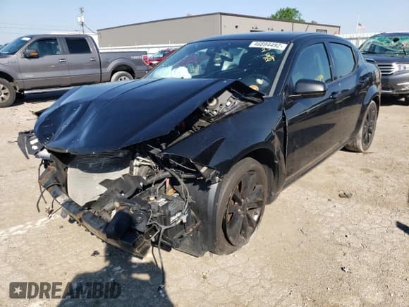 ✅ 2014 Dodge Avenger SXT • VIN: 1C3CDZCB2EN162326 • Лот: 46894492. Опубликован ранее на Copart с пробегом 123 310 миль. Бесплатный доступ к архиву аукционных продаж из США и подробный отчёт об истории автомобиля на DreamBid. Изображение 2.