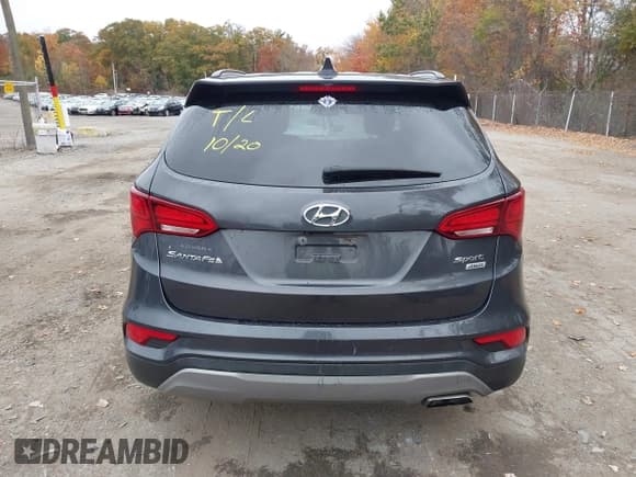 ✅ 2017 Hyundai Santa Fe 2.4L • VIN: 5XYZUDLB8HG383854 • Lot: 43503557. Listed on IAAI with 97,144 mi. Free auction sales archive from the USA and detailed vehicle history report at DreamBid. Image 17.